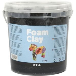 Foam Clay Zwart 560g