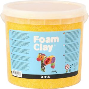 Grote pot Foam clay 560g geel