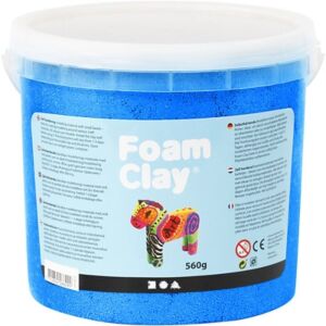 Grote Pot blauw metalic Foam Clay (560g)