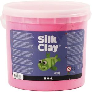 Roze Silk Clay grote pot 650g