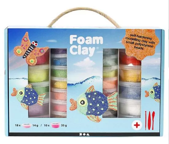 Giet meel Port Boetseerset Foam Clay kopen