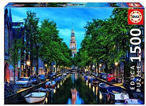 Amsterdam Canal at dusk (Educa Puzzle 16767)