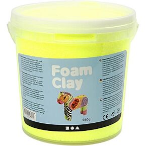 Foam Clay Neon Geel 560g