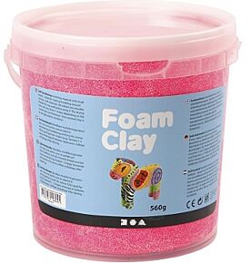 Foam Clay Neon Roos 560g