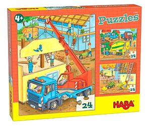 Puzzel bouwplaats Haba 305469