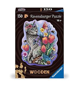Wooden puzzle Lovely Cat