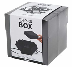 Zwarte explosion box